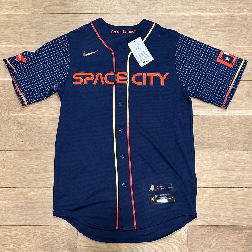 Nike Houston Astros Space City Navy Baseball Jersey